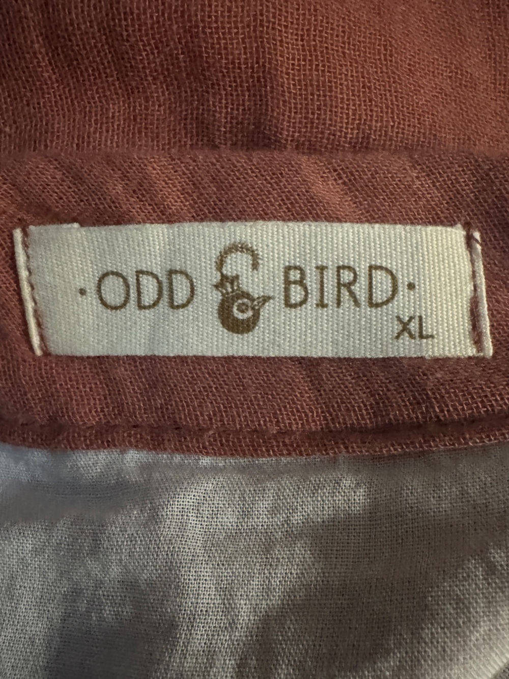 Oddbird Aydin House Wrap Dress Canyon Rose Turksish Cotton Gauze Lagenlook XL - Picture 3 of 16